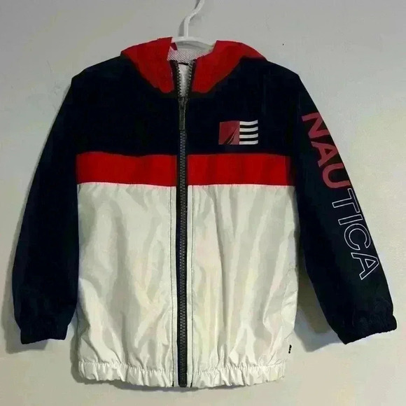 24m Nautica jacket with a hood EUC - Picture 1 of 5